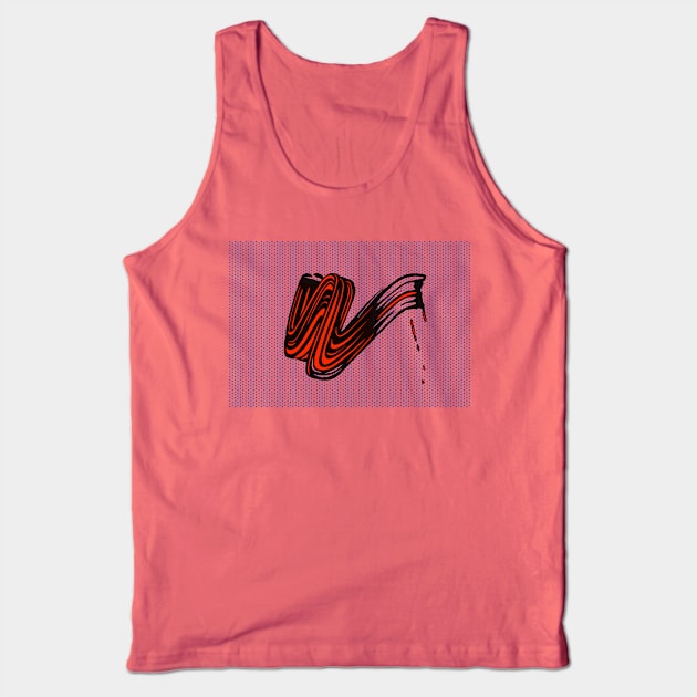 Brush stroke pop art Tank Top by Chill Studio